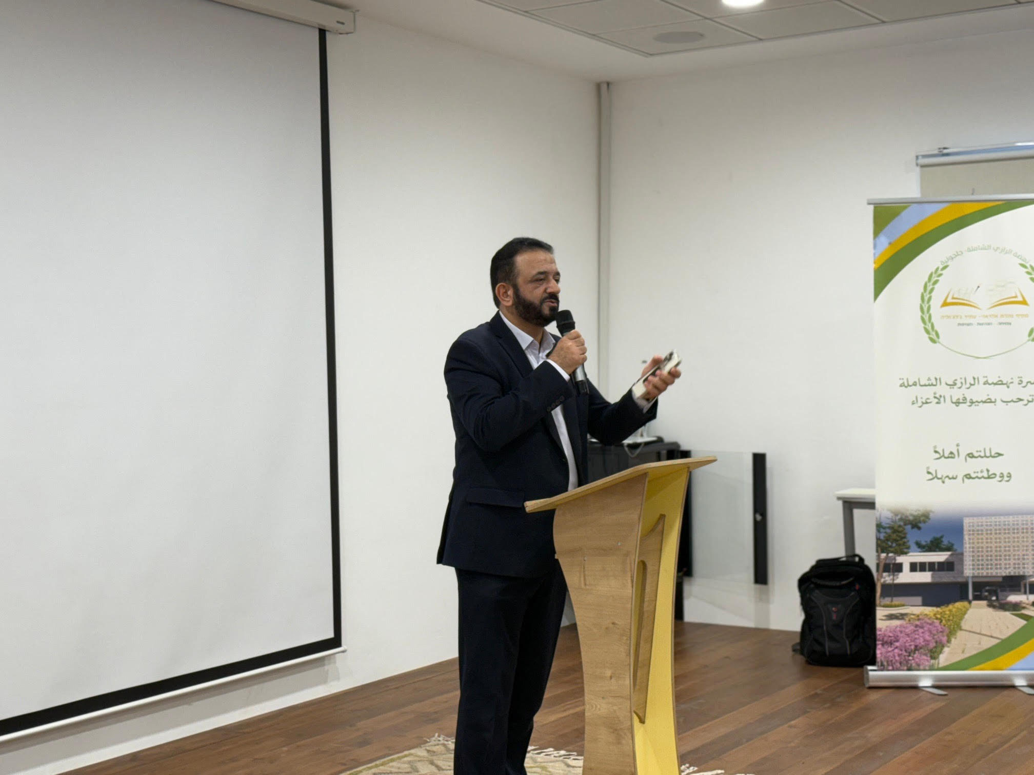 الشيخ الداعية حسني لحام يحل ضيفًا على نهضة الرّازي الشّاملة في جلجولية